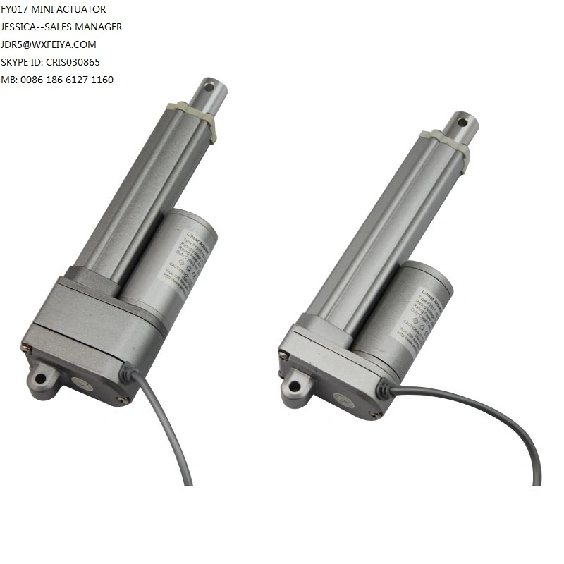 900n=90kg Load 6mm/Sec Speed 75mm=3 Inches Stroke 12V 24V DC Mini Electric Linear Actuator Linear Tubular Motor Motion