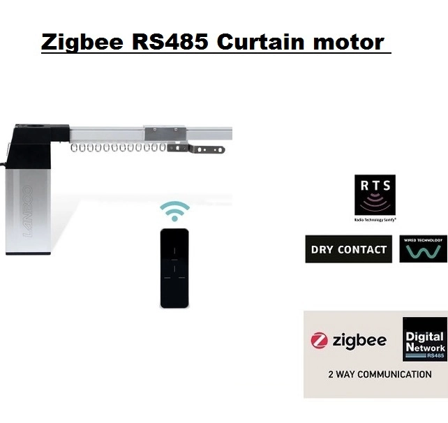 Remote Control, WiFi Automation Smart Curtain System, Electric Curtain Motor