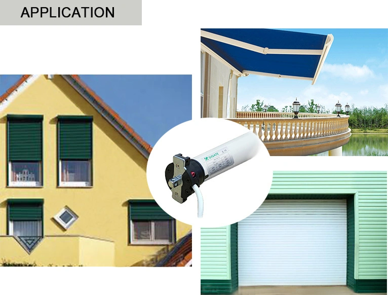 Outdoor Window Roller Shutters Tubular Motor for Security