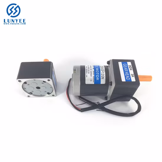 가역 60mm 15W 부시 DC 자동 커튼 모터 메탈 기어